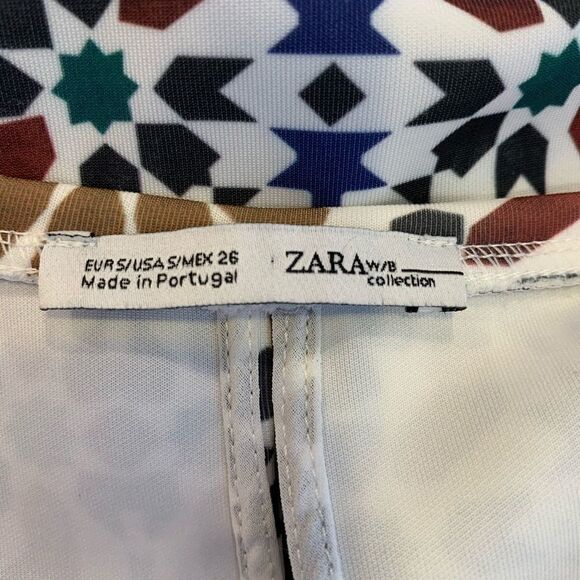 Zara Pleated Dress Size Small - Picture 4 of 5